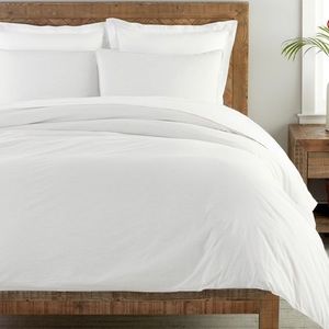 Pottery Barn Soft Washed Organic Percale Sheet Set White California King
